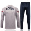 Paris Saint Germain Sudadera De Entrenamiento Trajes 2021/22 Gris Quarter-Zip - Hombre
